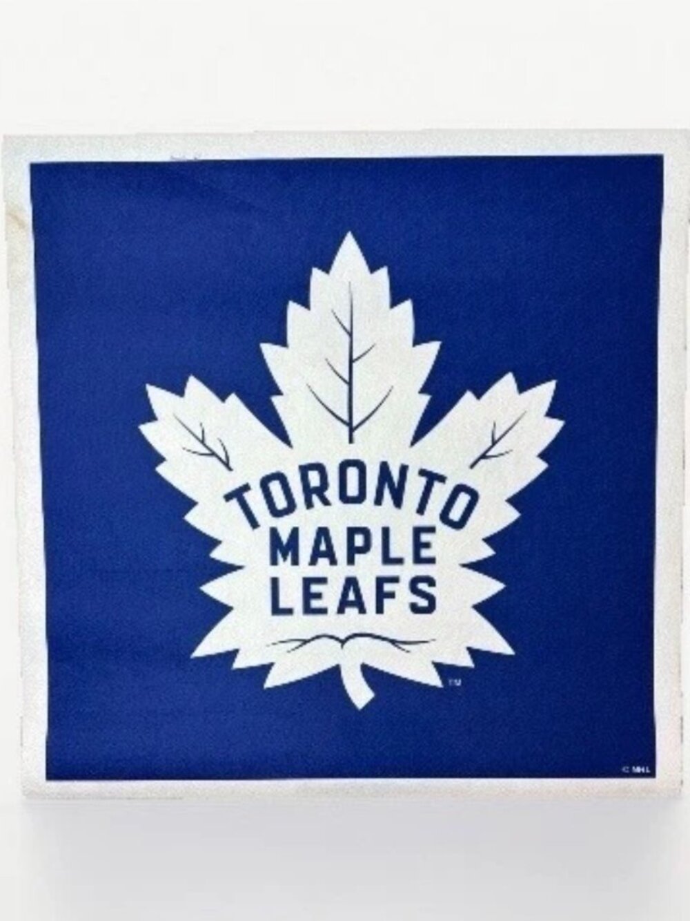🏒🍁 NEW Toronto Maple Leafs Vintage Logo Felt Wall Sign NHL 34.5" x 34.5" Large